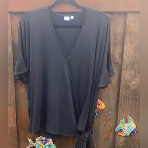 GAP soft spun wrap around top